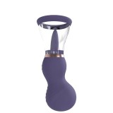 Pompă electrică PUMPED Sensual Vulva &amp; Breast Pump, pentru stimularea zonelor erogene feminine, culoare mov