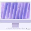 Sistem Desktop PC iMac 24 cu procesor Apple M4, 10 nuclee CPU and 10 nuclee GPU, 24, Retina 4.5K, 24GB, 1TB SSD, Purple