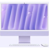 Sistem Desktop PC iMac 24 cu procesor Apple M4, 8 nuclee CPU and 8 nuclee GPU, 24, Retina 4.5K, 24GB, 1TB SSD, Purple