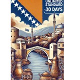 ESIM, Unlimited Standard, 30 Days, Bosnia And Herzegovina