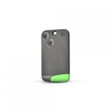 Carcasa Cheie Telecomanda 2 Butoane Compatibila Renault, Lame Metalica Inclusa, Plastic ABS, Fara Electronica