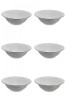 Set boluri, 6 piese, 1.65 L, Portelan, Alb model