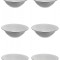 Set boluri, 6 piese, 1.65 L, Portelan, Alb model