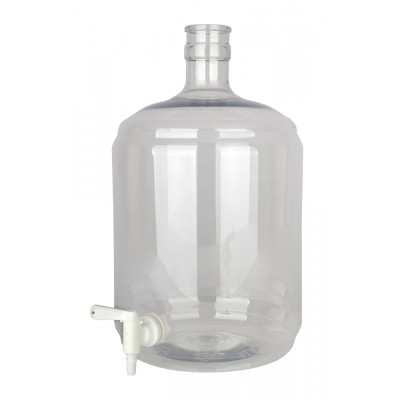 Weinballon, Glasballon - PET 12 Liter mit Hahn 5/16-7/16 foto