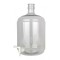 Weinballon, Glasballon - PET 12 Liter mit Hahn 5/16-7/16