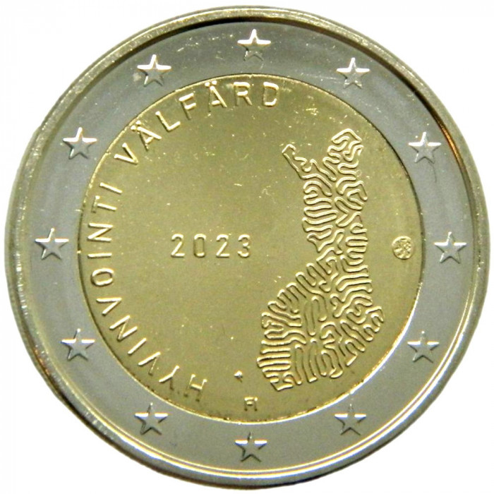 RAR - Finlanda moneda comemorativa 2 euro 2023 - Servicii sociale - UNC