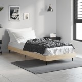 VidaXL Cadru pat fără saltea, stejar sonoma 75x190 cm lemn prelucrat