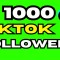 Urmaritori TikTok Reali - 1000 Urmaritori - Promovare TikTok Rapida! - Conturi Reale 100% - Creste-ti Popularitatea pe TikTok