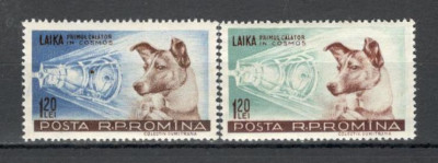 Romania.1957 Primul calator in cosmos YR.224 foto