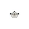 Oala din inox cu capac sticla, fund termic multistrat, 1litru, 14cm, Kinghoff