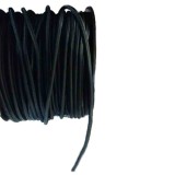 Cablu elastic 6mm, negru, 1 metru - Coarda prindere prelata
