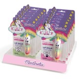 Set 12 Balsamuri Buze Unicorn Magical Martinelia, 1.8g/buc, Arome Fructate, Hidratare, Protectie Vant/Soare, Cadou Fete