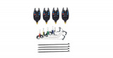 Set 4 senzori cu 4 swingere cu led si 4 picheti