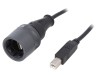 Cablu adaptor baionetă push-pull 1A 3M