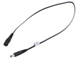 Cablu Alimentare DC Negru 5,5/2,1 la 5,5/1,7 2x0,5mm&sup2;