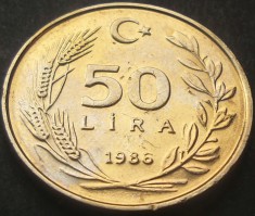Moneda 50 LIRE - TURCIA, anul 1988 * cod 1425 = A.UNC+ foto