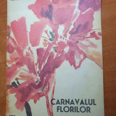carte poezii - carnavalul florilor - din anul 1985