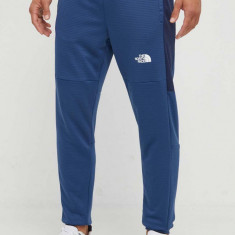 The North Face pantaloni de trening culoarea albastru marin, modelator