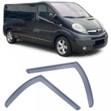 Deflector de vant Deflector de ploaie Protectie &icirc;mpotriva vantului Negru, potrivit pentru Opel Vivaro E7 F7 J7 01-14 Performance AutoTuning