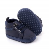 Ghetute bleumarine cu sireturi pentru baietei (Marime Disponibila: 9-12 luni