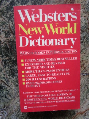 Webster&amp;#039;s, new world dictionary foto