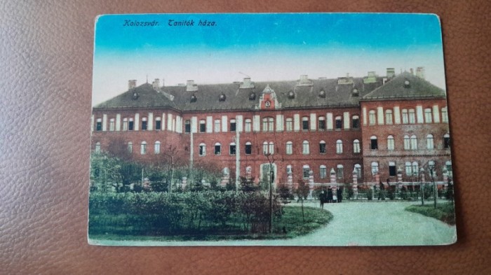 Carte postala, Cluj Casa invatatorilor, perioada interbelica