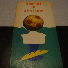 Sportul in aforisme - Banciulescu / Cornesan - 1976