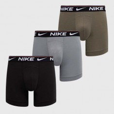 Nike boxeri 3-pack barbati, culoarea gri