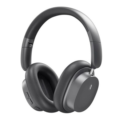 Baseus - Wireless Headphones Bowie D05 (NGTD020213) - Bluetooth 5.3, ENC Noise Cancelling for HD&amp;nbsp;Calls - Grey foto