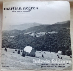 LP: MARTIAN NEGREA/LUDOVIC FELDMAN-PRIN MUNTII APUSENI/CONCERT PT FLAUT(ECE 020) foto