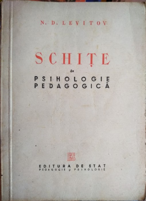 Schițe de psihologie pedagogică