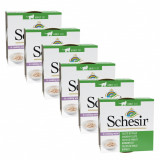 Schesir cat chicken filet cu supă 6 x 70 g