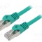 Cablul Patch Cord S/FTP 6a LSZH Verde 30m 27AWG GEMBIRD