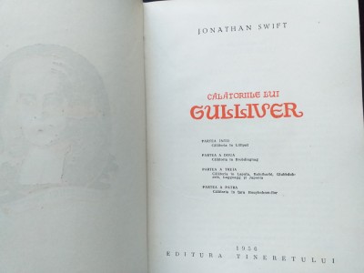 Gulliver, editia 1956, ilustratii foto