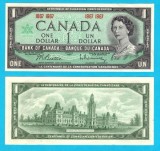 Canada (pick 84) 1 Dollar 1967 aUNC+; Comemorativă: Centenarul Confederației Canadiene