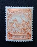 Barbados 1925-1935 - Seria Definitivă "Carul lui Neptun / Stema Coloniei" (Marcă Poștală Neștampilată) - Cod: A964