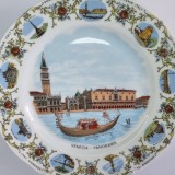Farfurie decorativa portelan - suvenir Venetia