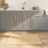 vidaXL Covor dreptunghiular, natural deschis, 80x100 cm, bambus