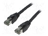 Cablu patch cord, Cat 8.1, lungime 1.5m, S/FTP, LOGILINK - CQ8043S