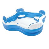 Cumpara ieftin Piscina pentru familie Bleu cu spatare si capacitate 262 L,Intex
