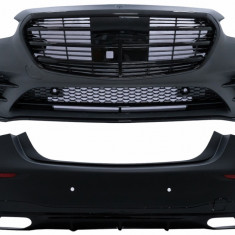 Pachet Exterior compatibil cu Mercedes S-Class W223 Limousine (2020-up) S450 Design Night Package CBMBW223S450B