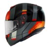 Casca modulara MT Atom SV Gorex B4 portocaliu mat Pinlock ready, MT Helmets