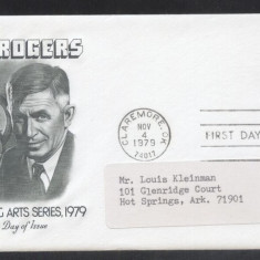 United States 1979 Will Rogers FDC K.715