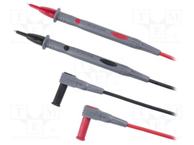 Cabluri de măsurare UNI-T Umax 1kV 10A 0,89m neagră și roşie foto