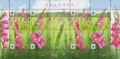 MOLDOVA 2016, Flora, WWF, serie neuzata, MNH foto