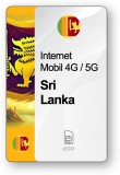 ESIM Internet Sri Lanka, valabil 7 zile, trafic Nelimitat, Standard