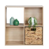 Cumpara ieftin Raft 4 polite din pal stejar natur Preto 60x28x60 cm