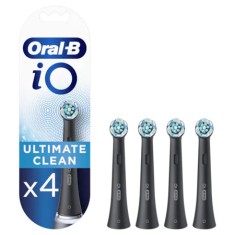 Rezerve periuta de dinti electrica Oral-B iO Ultimate Clean, compatibile doar cu seria iO, 4 buc, Negru foto