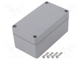 Carcasă universală GAINTA ABS gri &icirc;nchis IP67 65mm x 115mm x 55mm