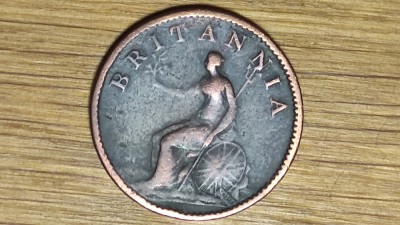 Marea Britanie - moneda de colectie - 1 farthing 1806 - George III - superba ! foto